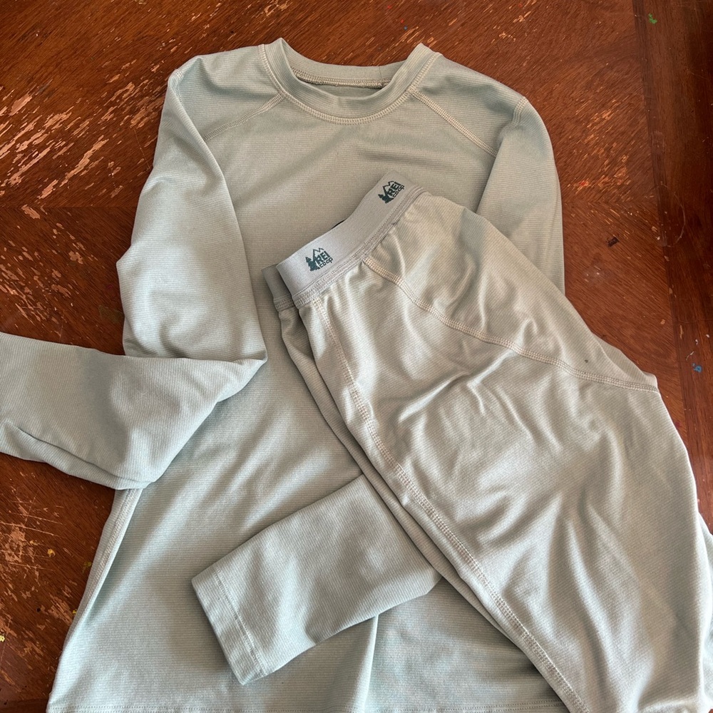Kids base layers, REI Co-Op brand. Size 10/12 youth